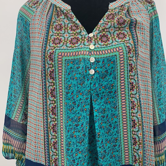 Anthropologie Fig & Flower Top Size Medium - Picture 4 of 7